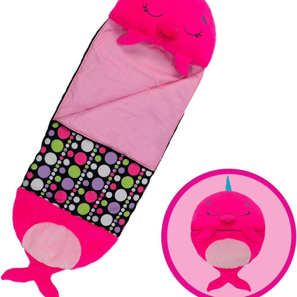 Happy Nappers Pink Narwhal Nap Pad Brand New in bag
